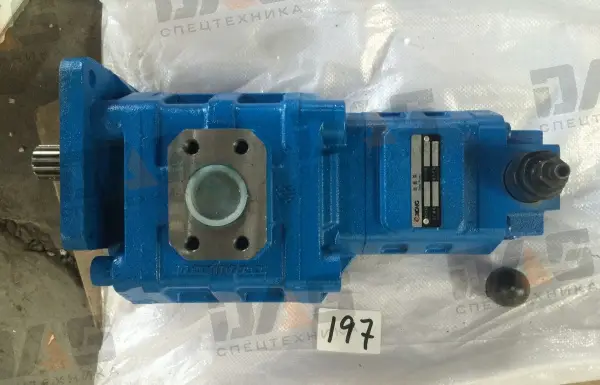 Насос рабочего оборудования сдвоенный CBGJ-2080/1010-XF R (14 шлиц)