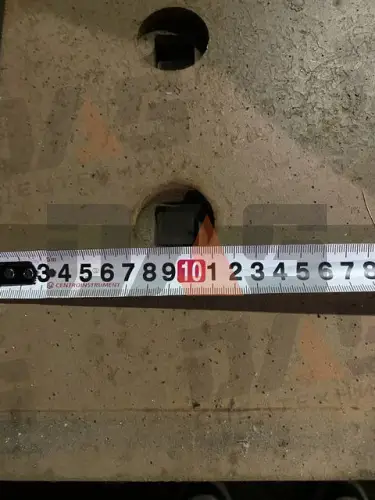 Нож ковша для LW300F (2484х320х20) с отверстиями (СТ45) (12 отверстий) н/о