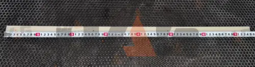 Пластина фторопласт 27х10х750 (4 отв.)